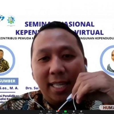 Webinar Kependudukan Peran Pemuda Tentukan Nasib Bangsa