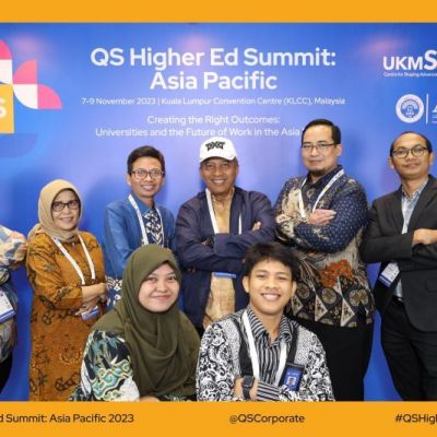 Perkuat Reputasi Internasional, Pimpinan UNESA Hadiri QS Higher Ed Summit Asia Pacific 2023