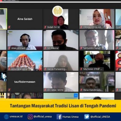 Tantangan Masyarakat Tradisi Lisan di Tengah Pandemi