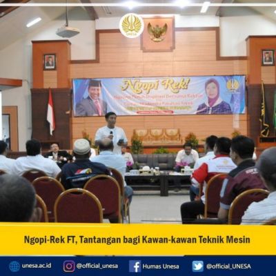 Ngopi-Rek FT, Tantangan bagi Kawan-kawan Teknik Mesin