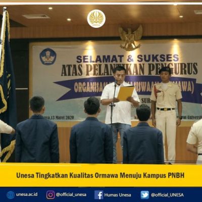 Unesa Tingkatkan Kualitas Ormawa Menuju Kampus PTN-BH