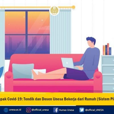 Dampak Covid-19 Tendik dan Dosen Unesa Bekerja dari Rumah Sistem Piket