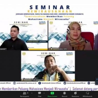 Jurusan Sendratasik Bangkitkan Geliat Kewirausahaan Lewat Seminar Peluang Usaha