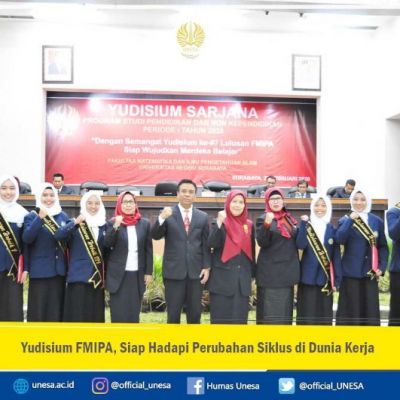 Yudisium FMIPA, Siap Hadapi Perubahan Siklus di Dunia Kerja