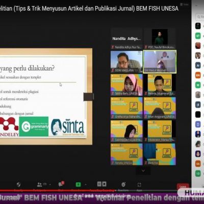 Dosen UNESA Bagikan Tip Menulis dan Publikasi Ilmiah