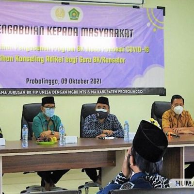 Tingkatkan Kompetensi Guru di Probolinggo, Jurusan BK FIP UNESA Adakan Pelatihan Konseling Adiksi