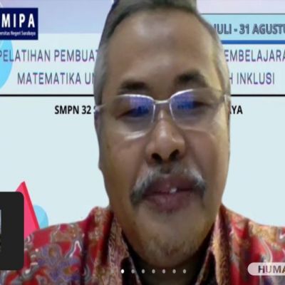 Prodi Pendidikan Matematika FMIPA UNESA Gelar Pelatihan Pembuatan Infografis bagi Guru SMP di Kota Surabaya