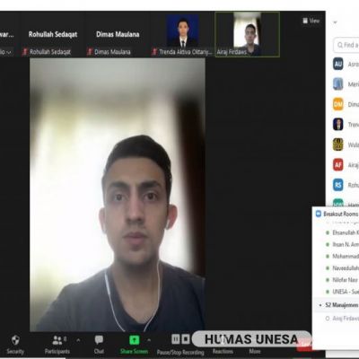 UNESA Adakan Seleksi Wawancara ISS 2021 yang Diikuti 45 Calon Mahasiswa dari Luar Negeri