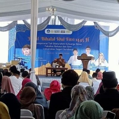 Halalbihalal FBS Tekankan Makna Persatuan dalam Memajukan UNESA PTN-BH