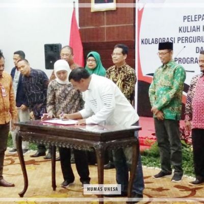Unesa Ikut Serta dalam Program Pemerintah Provinsi Jatim KKN Brantas Tuntas