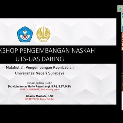P2KBKLP LP3M Unesa Gelar Workshop Pengembangan Naskah UTS-UAS Materi Pengembangan Kepribadian