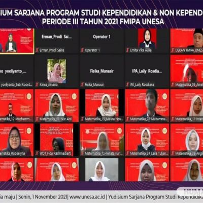 Yudisium Periode Tiga FMIPA Dekan Bagikan Kiat Adaptasi di Abad Teknologi