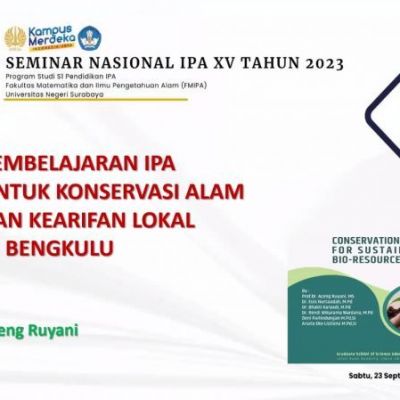Prodi Pendidikan Sains Hadirkan Pakar Bahas Sains dan Kearifan Lokal