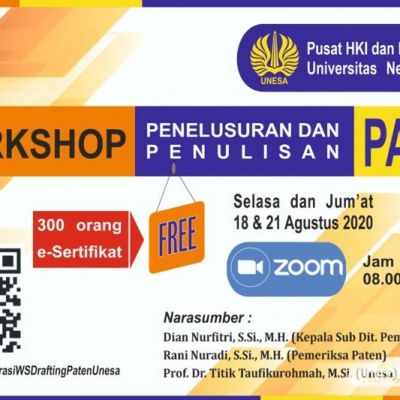 Jemput Bola, HKIP Unesa Gelar Workshop Penelusuran dan Penulisan Paten