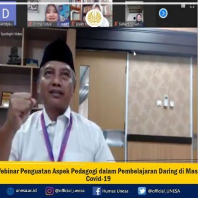 Webinar Penguatan Aspek Pedagogi dalam Pembelajaran Daring di Masa Covid-19