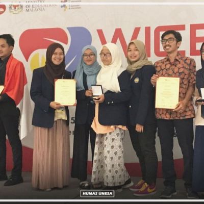 Empat Mahasiswa Unesa Raih Medali Emas dan Leading Innovation Award di Malaysia