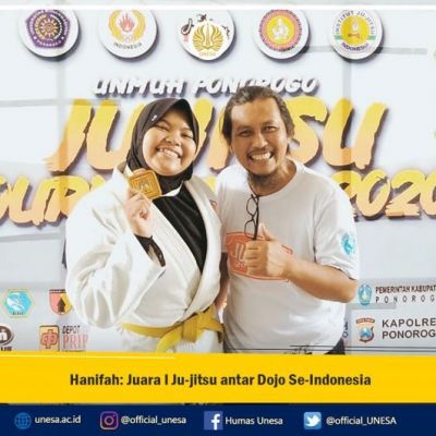 Hanifah Juara I Ju-jitsu antar Dojo Se-Indonesia