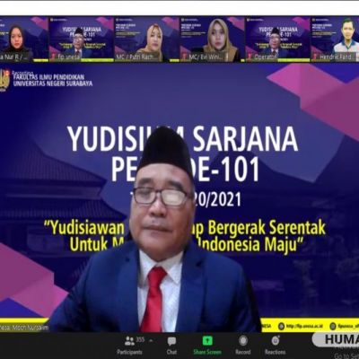 Luluskan 333 Sarjana pada Yudisium ke-101, Dekan FIP UNESA Dorong Lulusan Terus Berkarya dan Berkontribusi dalam Memajukan Masyarakat dan Bangsa