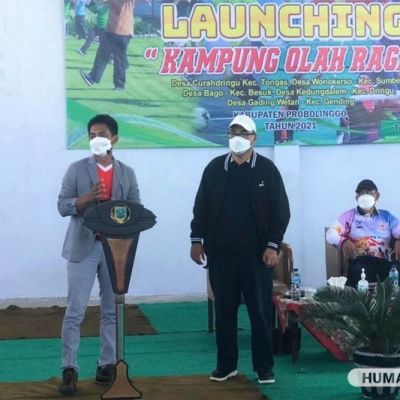 Kolaborasi UNESA, Dispora dan KONI Kabupaten Probolinggo Launching Kampung Olahraga