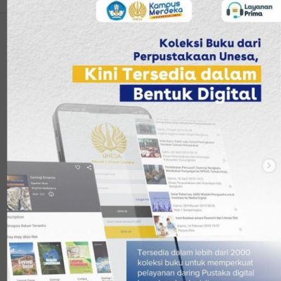 Menyongsong PTN BH, Perpustakaan UNESA Tambah Ribuan Koleksi Digital
