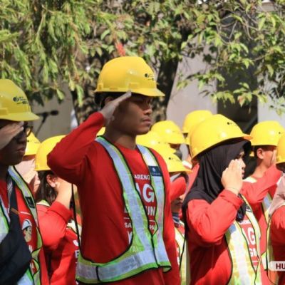 Berita Foto Upacara Pitulasan Bareng Akademisi Media dan Profesi Konstruksi