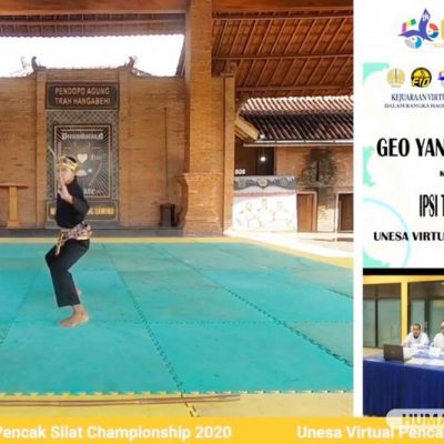 Kali Pertama, FIO Unesa Menggelar Kejuaraan Pencak SIlat secara Virtual