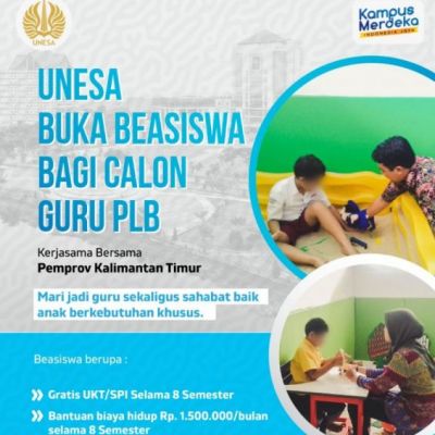 Gandeng Pemprov, UNESA Buka Beasiswa Penuh S-1 PLB Bagi Putra Putri Kaltim