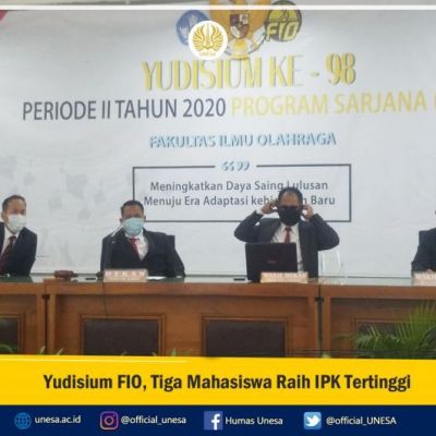 Yudisium FIO, Tiga Mahasiswa Raih IPK Tertinggi