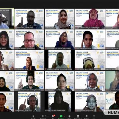 Rektor UNESA Semangati Para Dosen Magang 2021 dengan Berbagi Pengalaman Hidupnya yang Berliku
