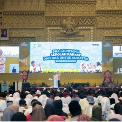 Kemensos Gelar Pre-Launching Sekolah Rakyat dan Doa Bersama untuk Sumatera di Graha Unesa