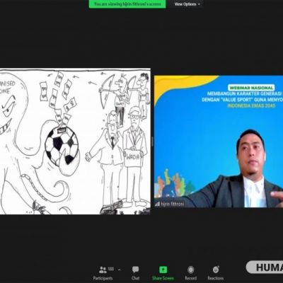 Webinar S3 Ilmu Keolahragaan UNESA Guna Menyongsong Generasi Emas 2045