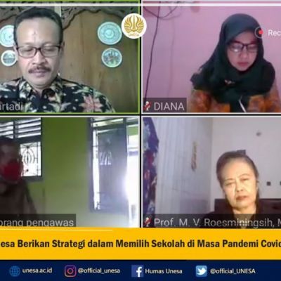 Unesa Berikan Strategi dalam Memilih Sekolah di Masa Pandemi Covid-19