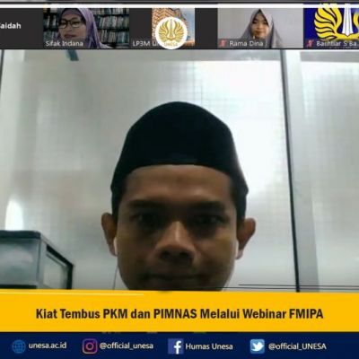 Kiat Tembus PKM dan PIMNAS Melalui Webinar FMIPA