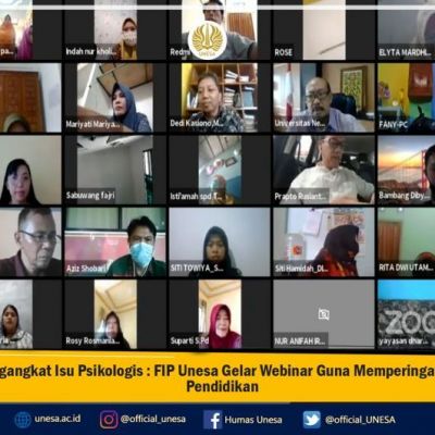 Mengangkat Isu Psikologis  FIP Unesa Gelar Webinar Guna Memperingati Hari Pendidikan