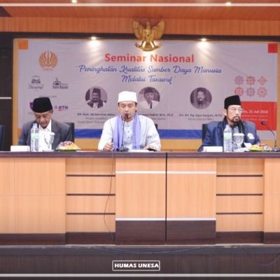 Respon Kondisi Global, Unesa Adakan Seminar Nasional Tasawuf 2018