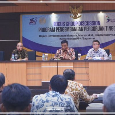 Unesa Selenggarakan Diskusi Pengembangan Perguruan Tinggi Bersama Bappenas