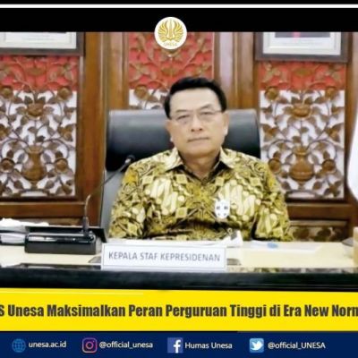 PLS Unesa Maksimalkan Peran Perguruan Tinggi di Era New Normal