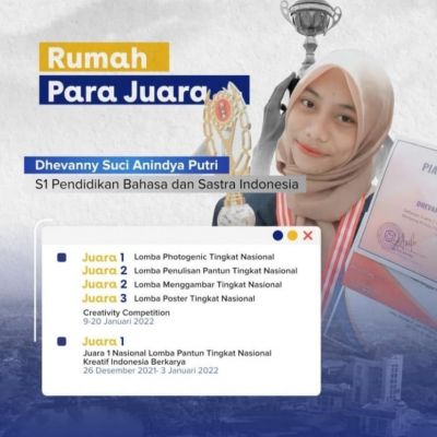 Membanggakan Mahasiswi PBSI Raih Sederet Prestasi Sepanjang Januari