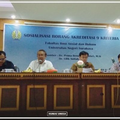 FISH Unesa Gelar Sosialisasi Borang Akreditasi 9 Kriteria