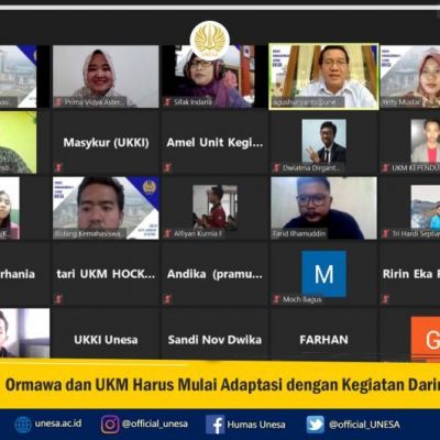 Ormawa dan UKM Harus Mulai Adaptasi dengan Kegiatan Daring