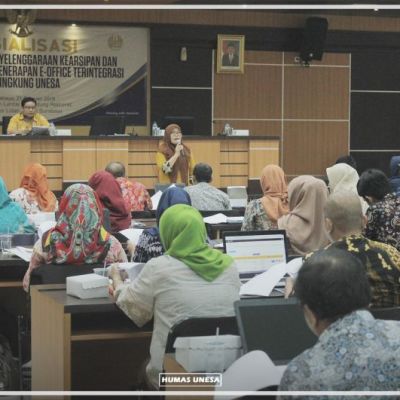 Unesa Berikan Bimbingan Kearsipan dan Penerapan E-Office Selingkung Kampus