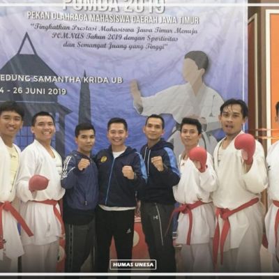 Atlet Karate Unesa Panen Medali pada Ajang POMDA Tingkat Jawa Timur