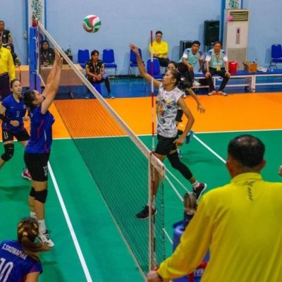Laga Sengit 5 Negara ASEAN di Laga Perdana Cabor Voli di UNESA